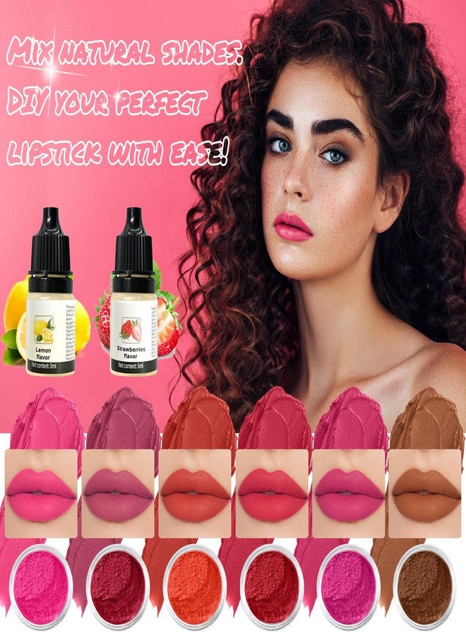 JUYRLE DIY Lipstick Making Kit- Natural Beeswax Based Lip Gloss & Matte Lip Gloss Making Kit, Craft Long-Lasting Matte & Velvet Lipsticks, Christmas Makeup Gift for Women, Girls & Beginners - Image 4